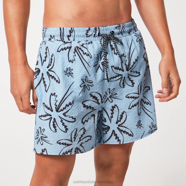 deco palms rc beachshort Oakley tri črte dlani svetlo modre 4J2B2917 oblačila