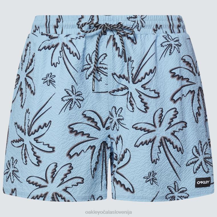 deco palms rc beachshort Oakley tri črte dlani svetlo modre 4J2B2917 oblačila