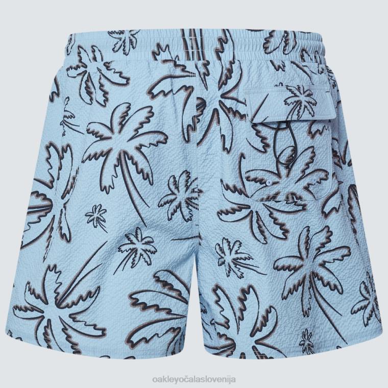 deco palms rc beachshort Oakley tri črte dlani svetlo modre 4J2B2917 oblačila