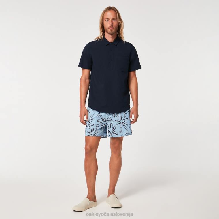 deco palms rc beachshort Oakley tri črte dlani svetlo modre 4J2B2917 oblačila