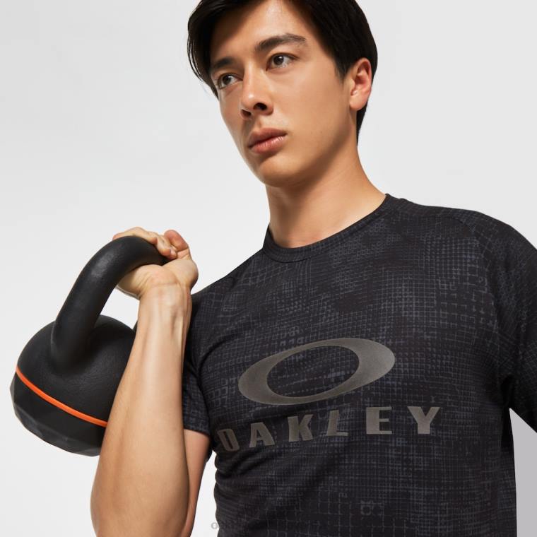 bark all-over sci-fi tee Oakley črna vesoljska kamuflaža 4J2B2467 oblačila