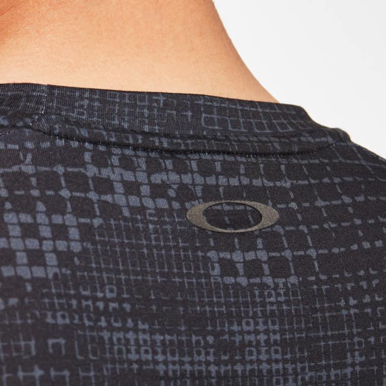 bark all-over sci-fi tee Oakley črna vesoljska kamuflaža 4J2B2467 oblačila