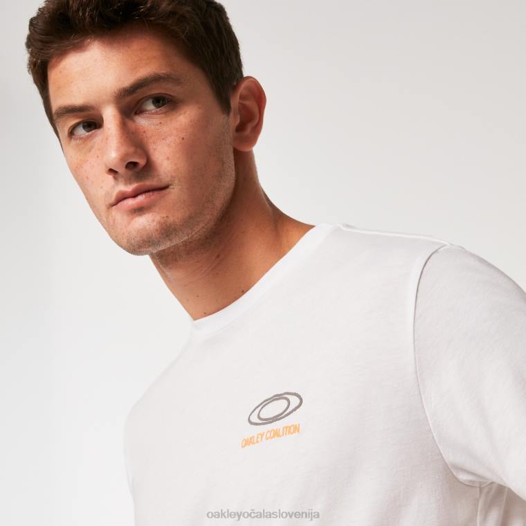bodoča koalicijska majica Oakley bela 4J2B2290 oblačila