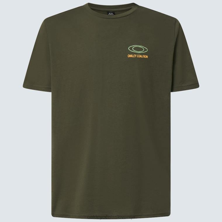 bodoča koalicijska majica Oakley nova temna krtača 4J2B2291 oblačila