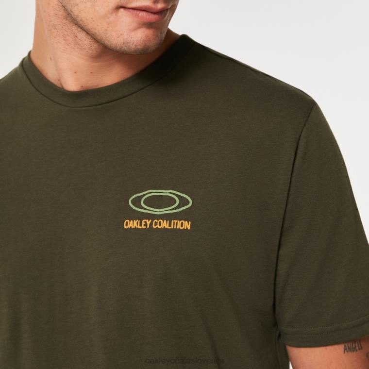 bodoča koalicijska majica Oakley nova temna krtača 4J2B2291 oblačila
