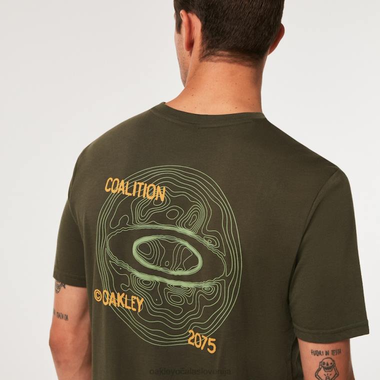 bodoča koalicijska majica Oakley nova temna krtača 4J2B2291 oblačila