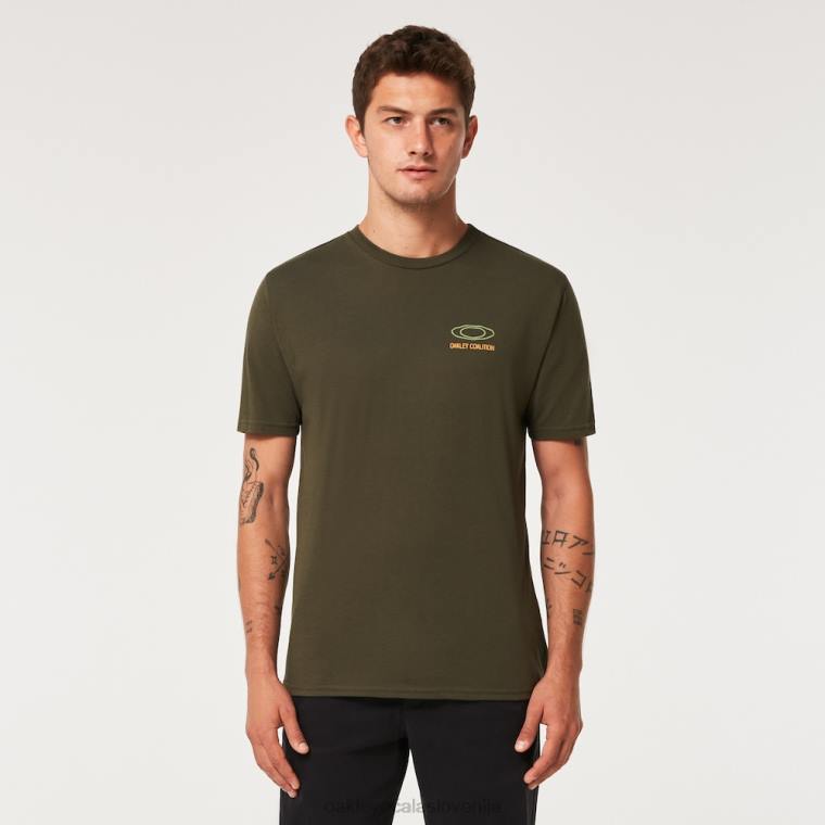 bodoča koalicijska majica Oakley nova temna krtača 4J2B2291 oblačila