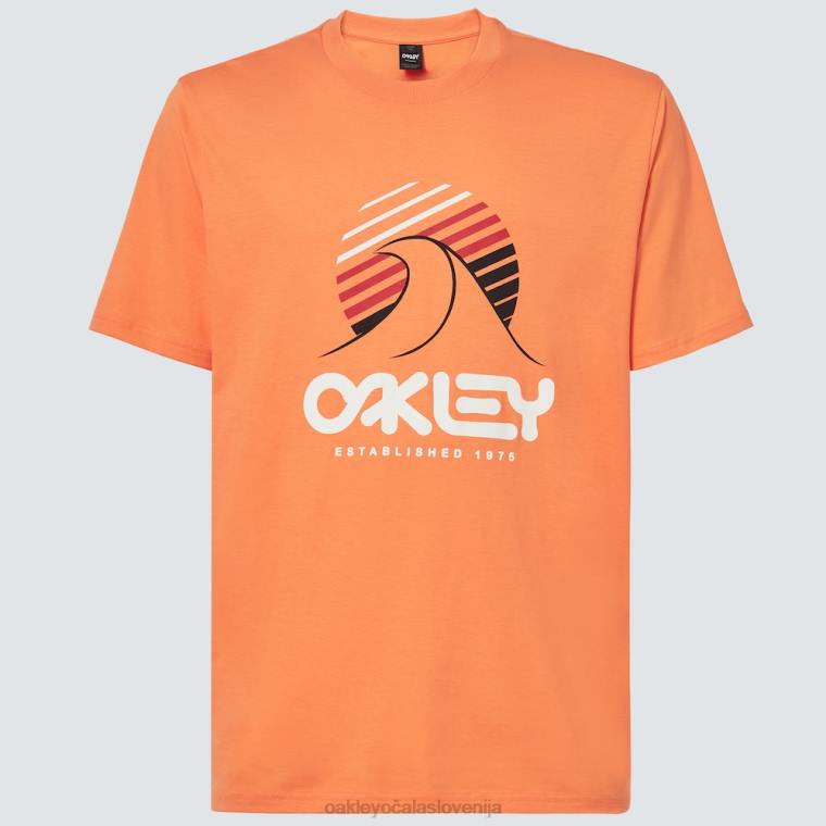 enovalovna majica b1b Oakley nežno oranžna 4J2B2138 oblačila