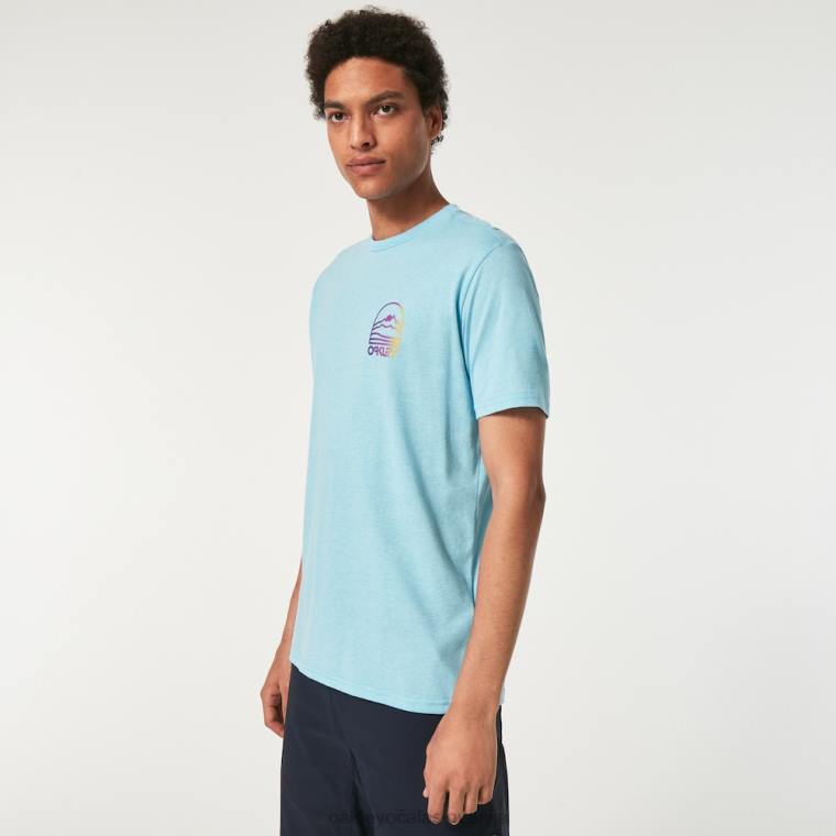 gradientna gorska majica b1b Oakley svetlo modra 4J2B2382 oblačila