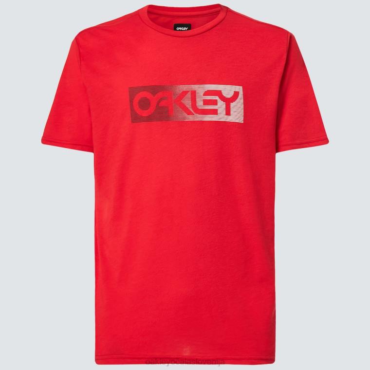 gradientne črte b1b rc tee Oakley rdeča črta 4J2B2337 oblačila