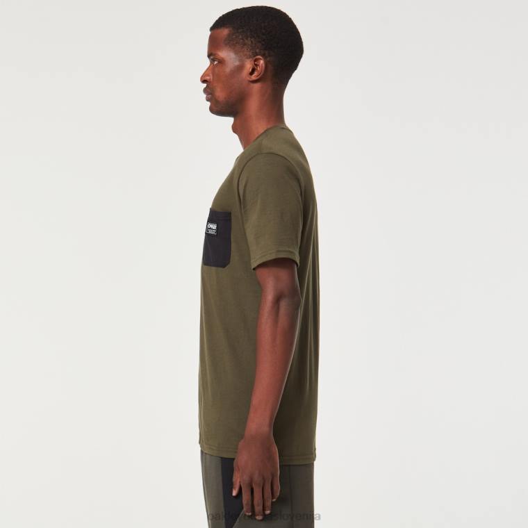 klasična žepna majica b1b Oakley nova temna krtača 4J2B2316 oblačila