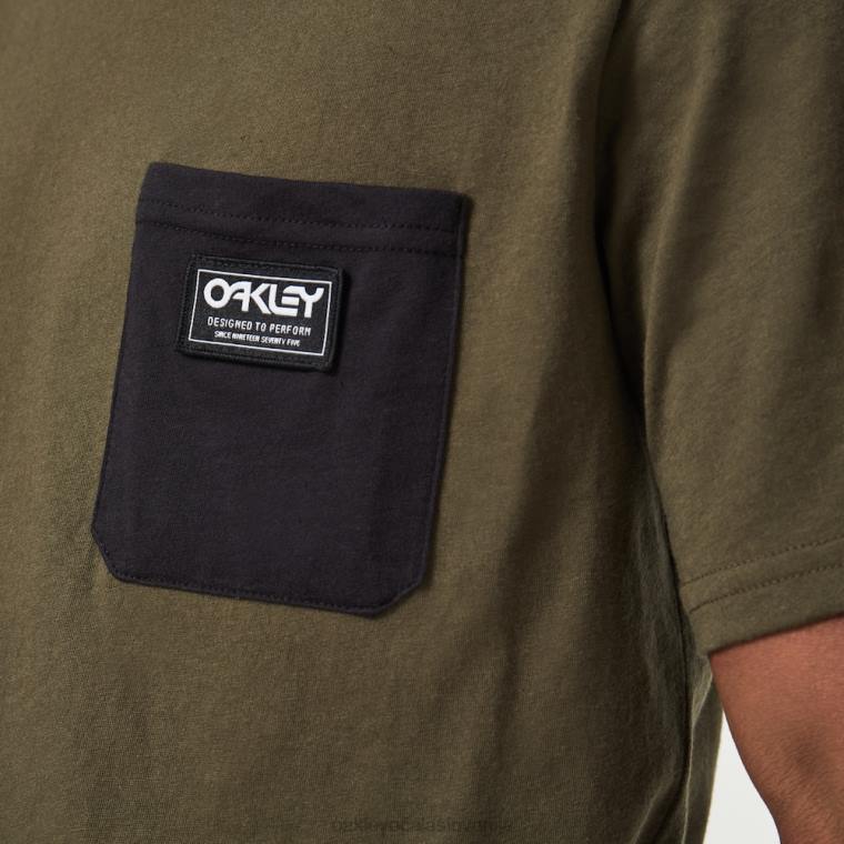 klasična žepna majica b1b Oakley nova temna krtača 4J2B2316 oblačila