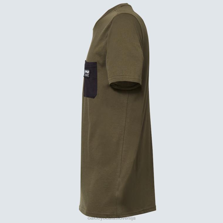 klasična žepna majica b1b Oakley nova temna krtača 4J2B2316 oblačila