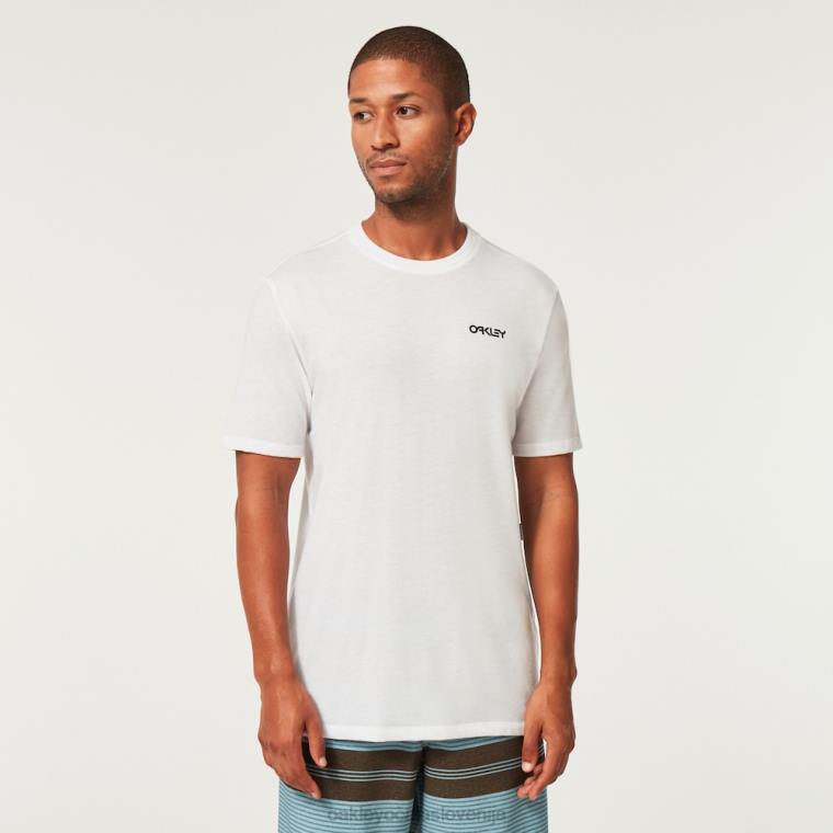 klasična majica b1b Oakley bela 4J2B2265 oblačila