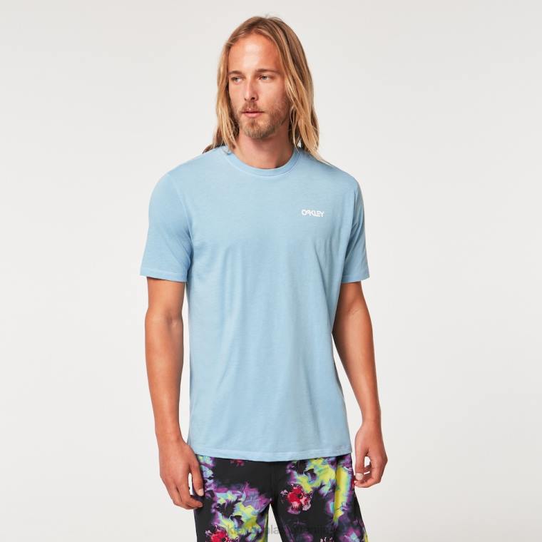 klasična majica b1b Oakley stonewash modra 4J2B2263 oblačila