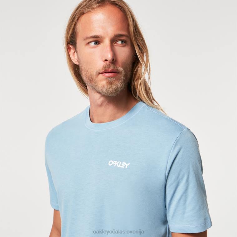 klasična majica b1b Oakley stonewash modra 4J2B2263 oblačila