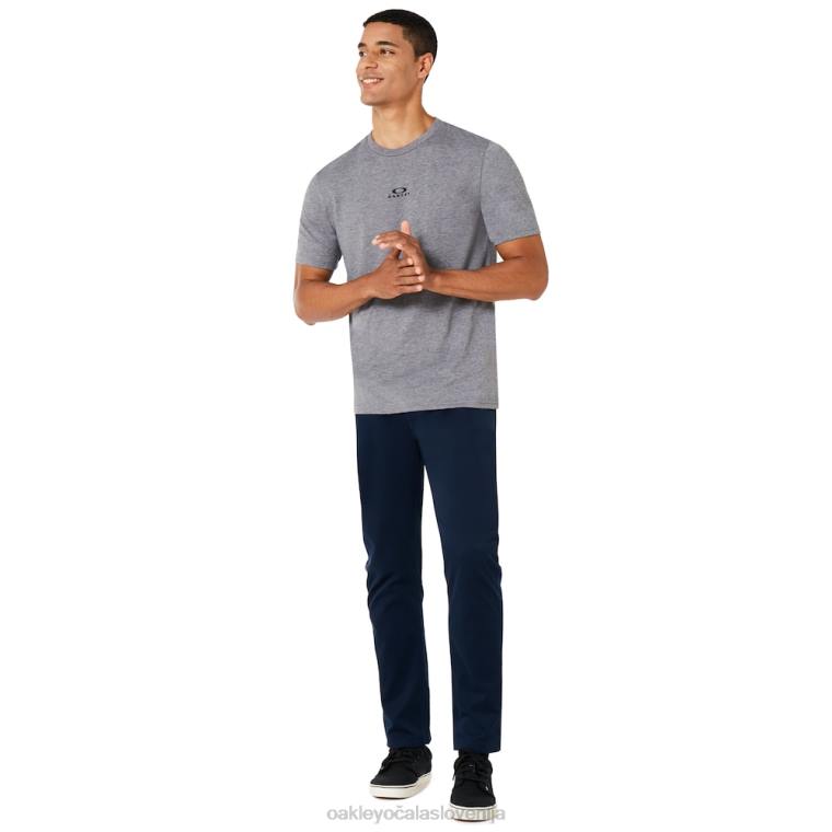 lubje nov kratek rokav Oakley atletsko heather siva 4J2B2112 oblačila