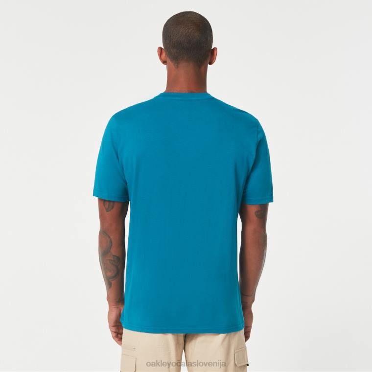 majica s cvetličnim brizganjem b1b Oakley modra aurora 4J2B2116 oblačila
