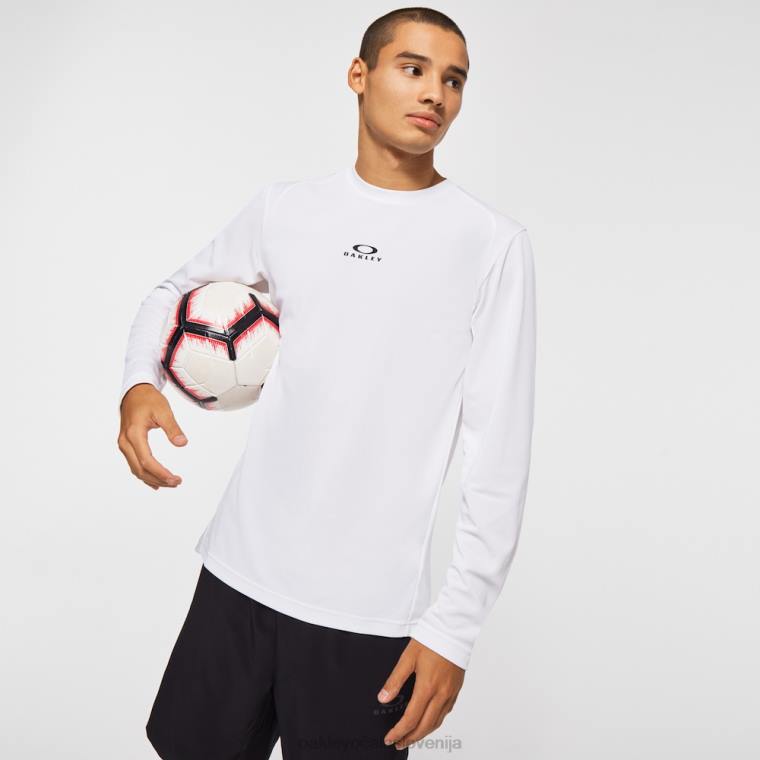 majica z dolgimi rokavi za osnovni trening Oakley bela 4J2B2409 oblačila