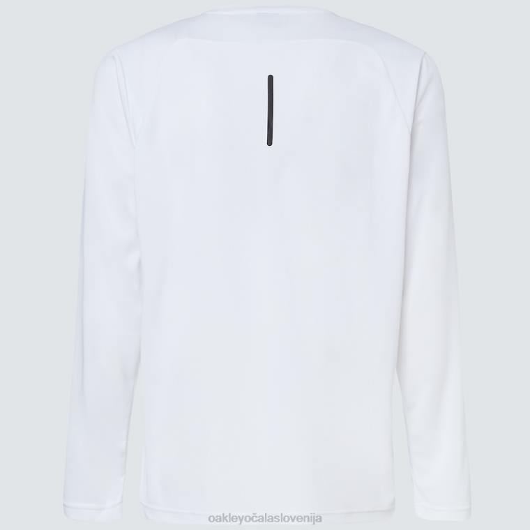 majica z dolgimi rokavi za osnovni trening Oakley bela 4J2B2409 oblačila