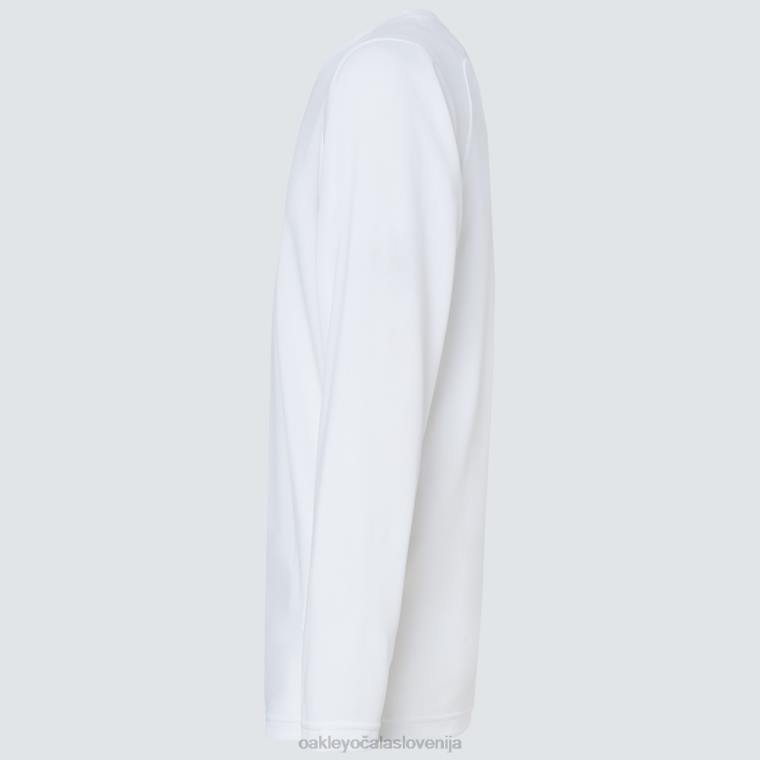 majica z dolgimi rokavi za osnovni trening Oakley bela 4J2B2409 oblačila
