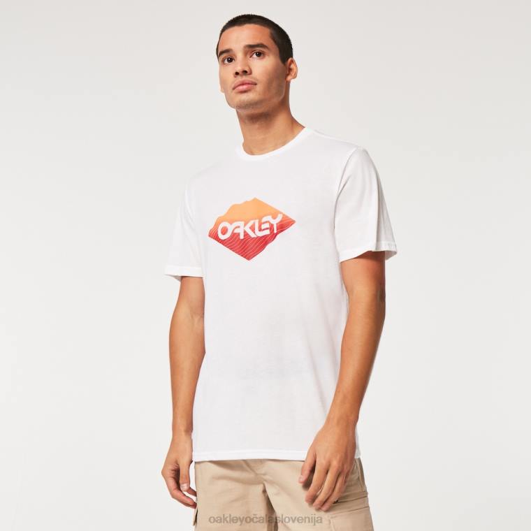 majica z grobim robom b1b Oakley bela 4J2B2232 oblačila