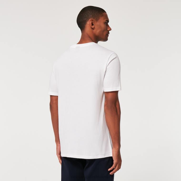 majica z marmorno žabo b1b Oakley bela 4J2B2231 oblačila