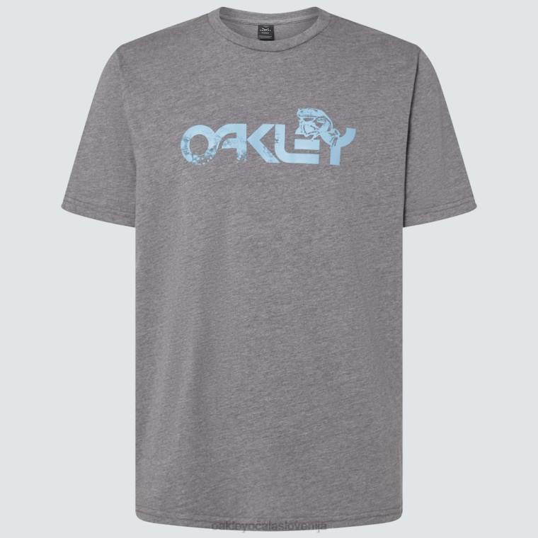 majica z marmorno žabo b1b Oakley nova atletska siva 4J2B2230 oblačila