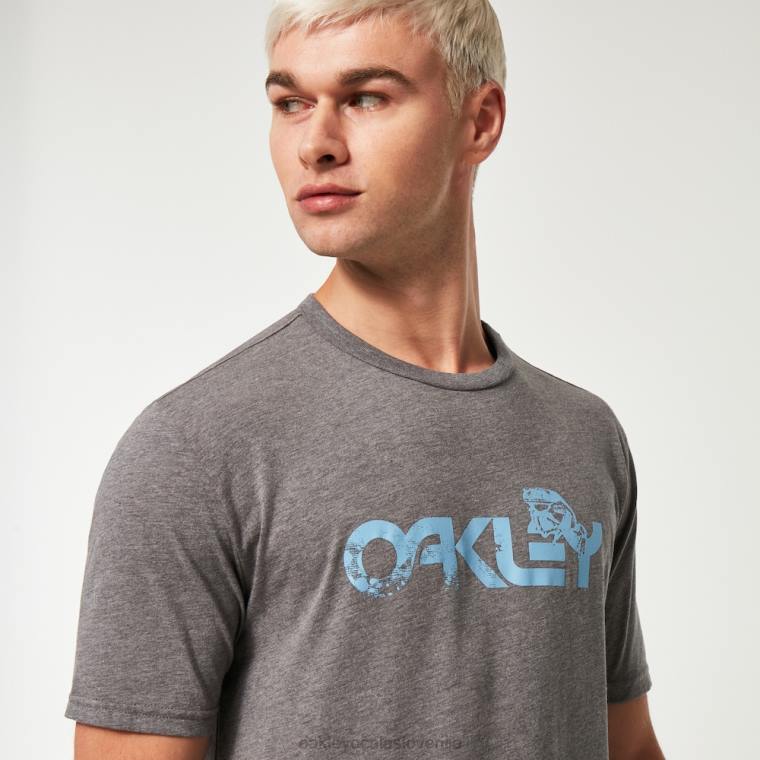 majica z marmorno žabo b1b Oakley nova atletska siva 4J2B2230 oblačila