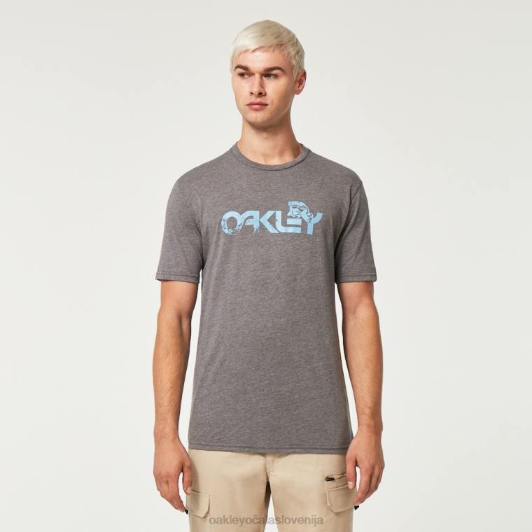 majica z marmorno žabo b1b Oakley nova atletska siva 4J2B2230 oblačila