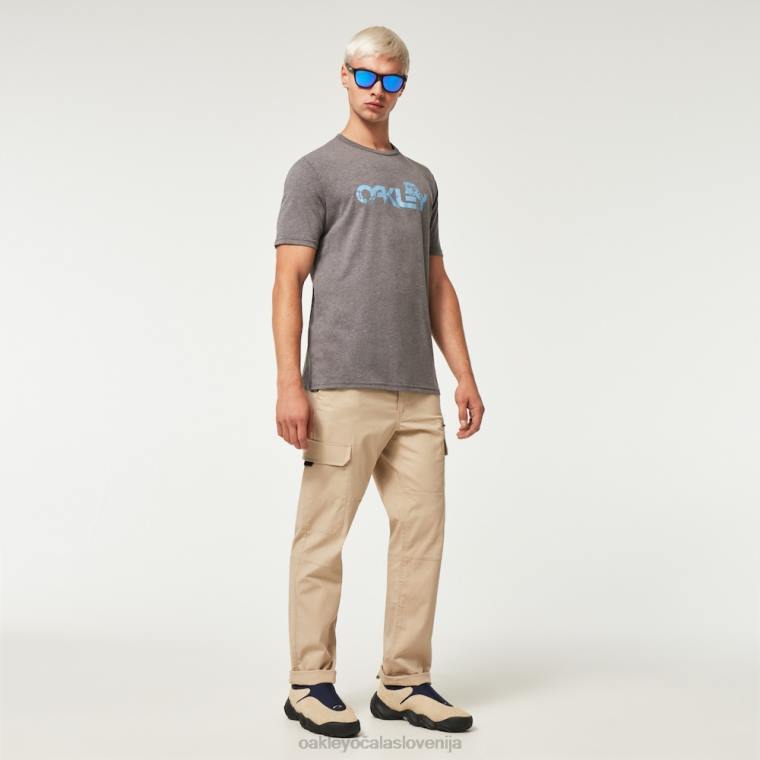 majica z marmorno žabo b1b Oakley nova atletska siva 4J2B2230 oblačila