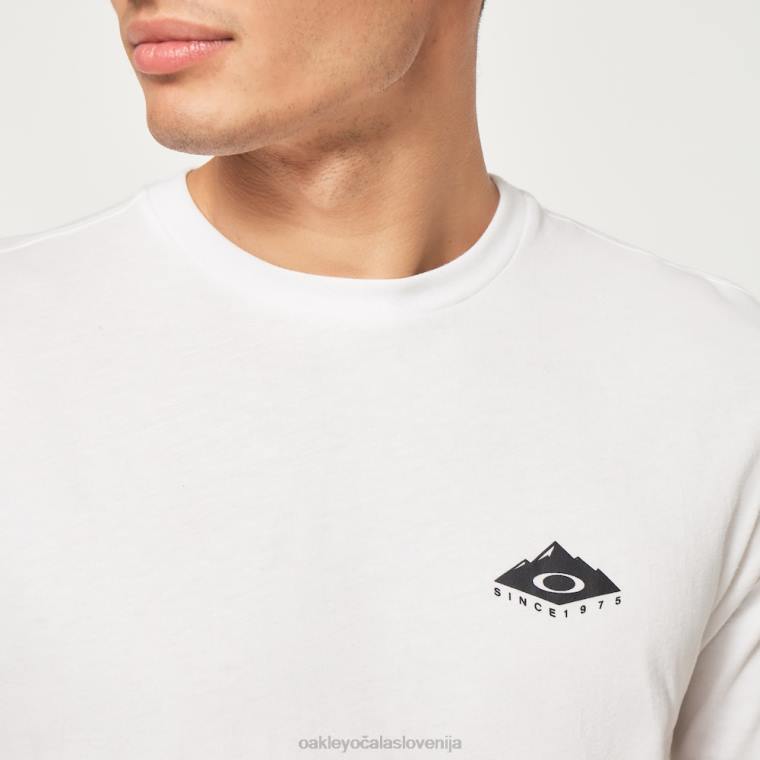 majica z vrhom elipse Oakley bela 4J2B2345 oblačila