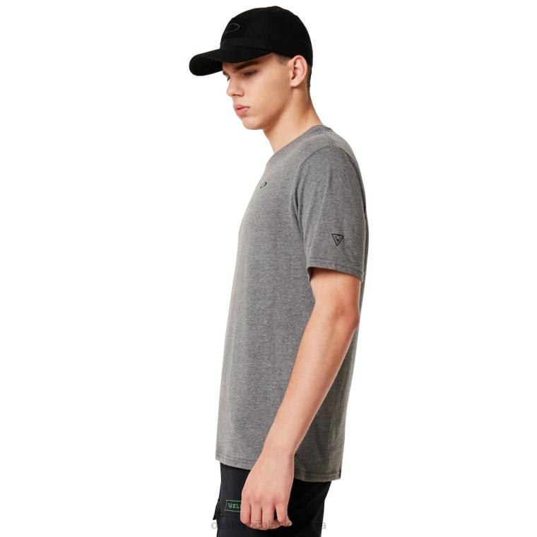 majica z zastavo si Oakley atletsko heather siva 4J2B2398 oblačila