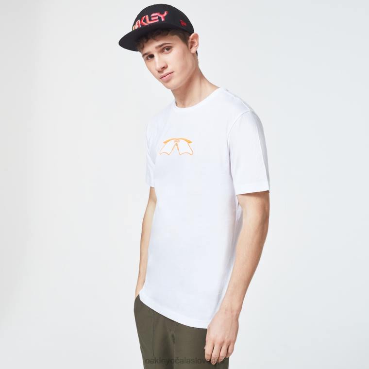 mumbo majica s kratkimi rokavi Oakley bela 4J2B2405 oblačila