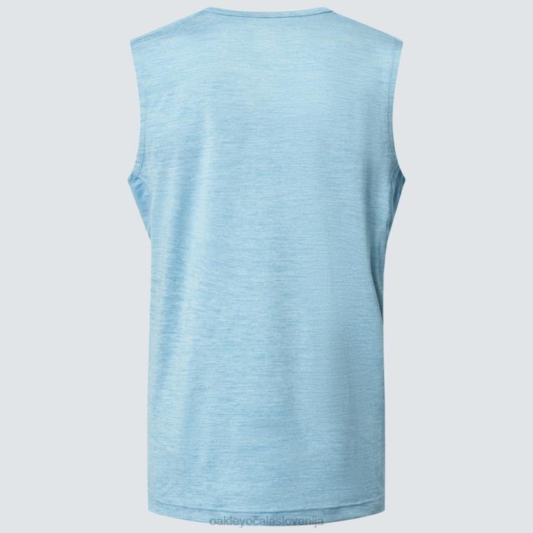 o fit rc majica brez rokavov Oakley stonewash modra resa 4J2B2130 oblačila