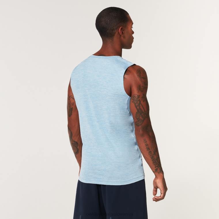 o fit rc majica brez rokavov Oakley stonewash modra resa 4J2B2130 oblačila