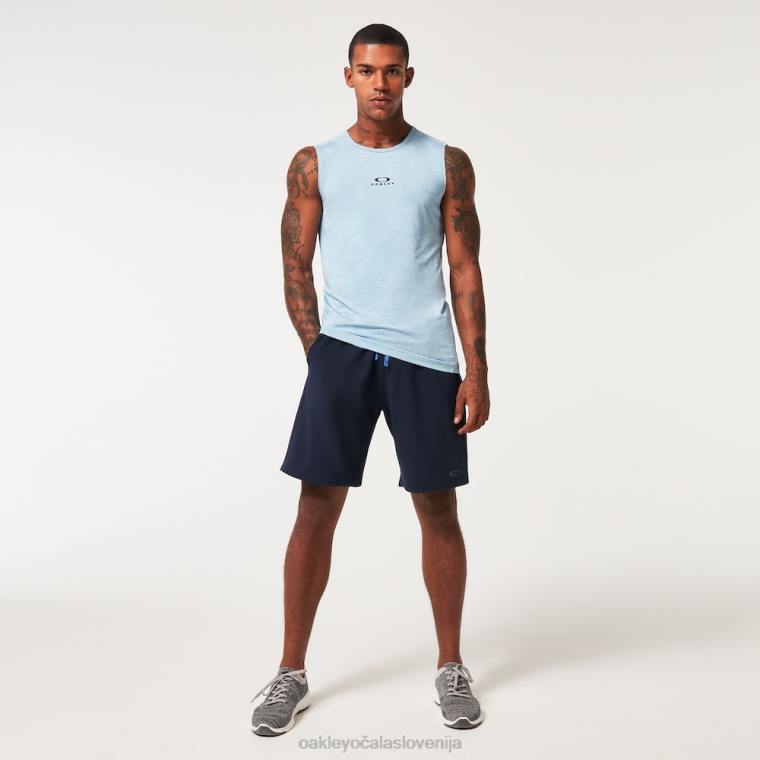 o fit rc majica brez rokavov Oakley stonewash modra resa 4J2B2130 oblačila