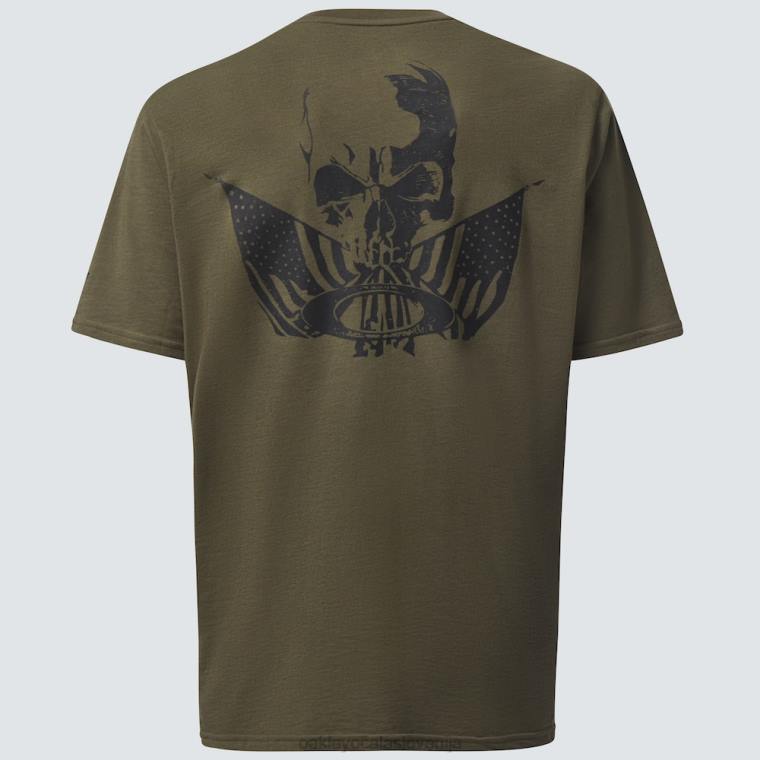 si pogumna majica Oakley temna krtača 4J2B2486 oblačila