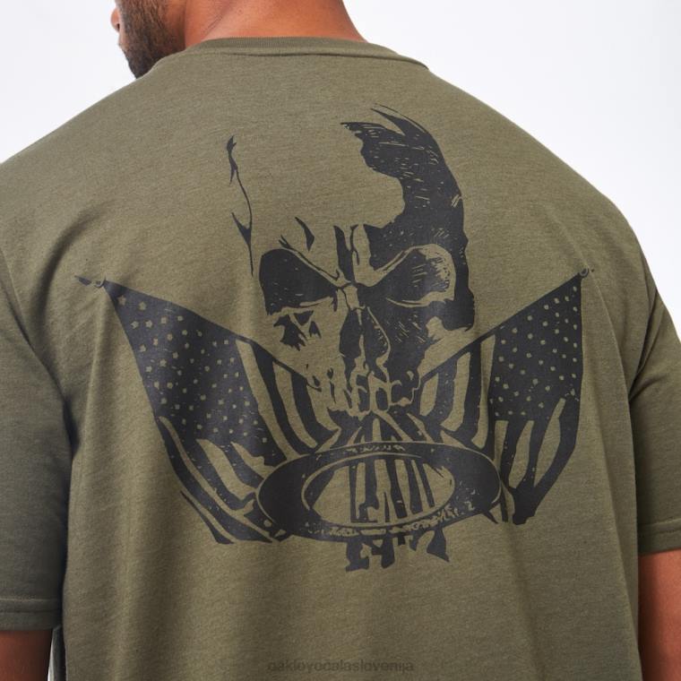 si pogumna majica Oakley temna krtača 4J2B2486 oblačila