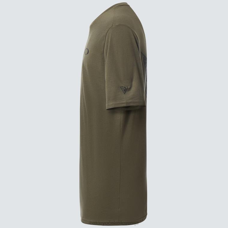 si pogumna majica Oakley temna krtača 4J2B2486 oblačila