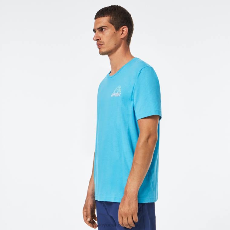 sunrise b1b tee Oakley svetlo modra 4J2B2526 oblačila