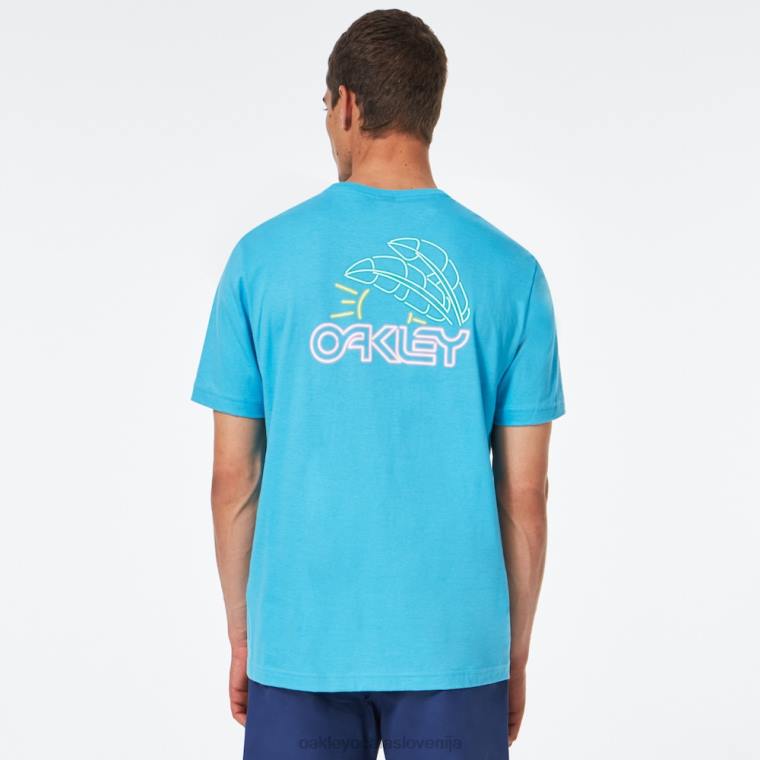 sunrise b1b tee Oakley svetlo modra 4J2B2526 oblačila