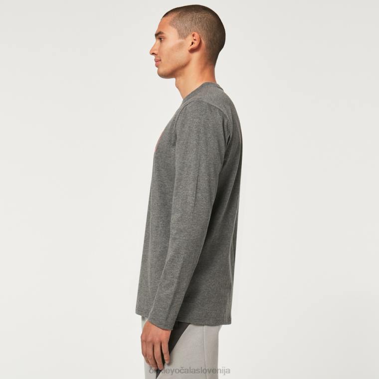 zaklenjen v b1b ls tee Oakley nova atletska siva 4J2B2369 oblačila