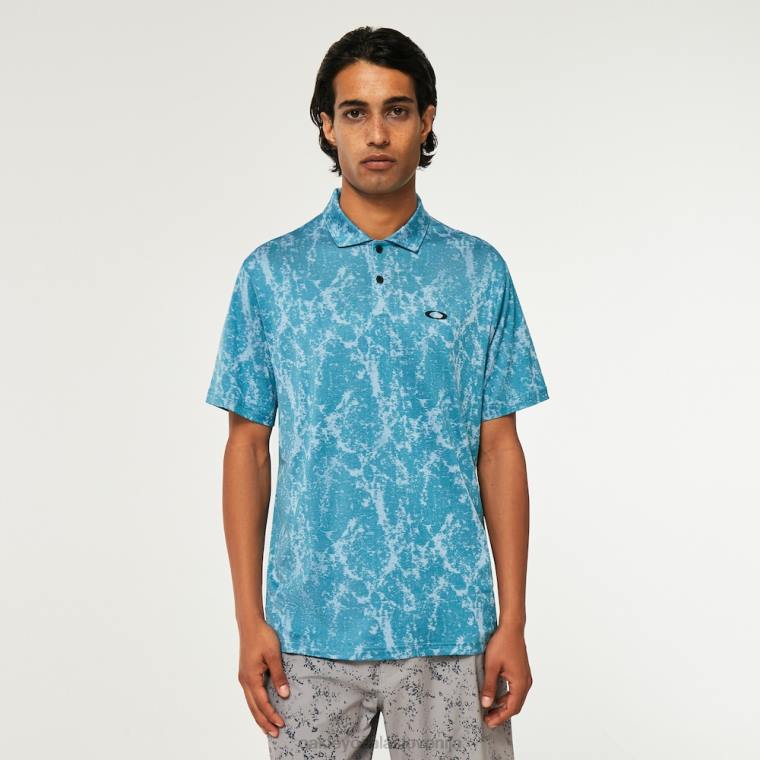 marmorni žakard Oakley modra aurora 4J2B2176 oblačila