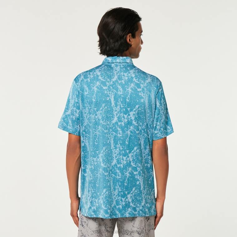 marmorni žakard Oakley modra aurora 4J2B2176 oblačila