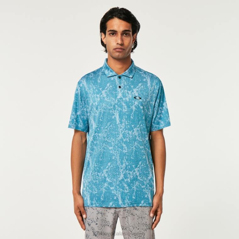 marmorni žakard Oakley modra aurora 4J2B2176 oblačila