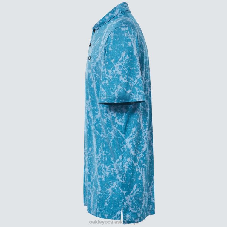 marmorni žakard Oakley modra aurora 4J2B2176 oblačila