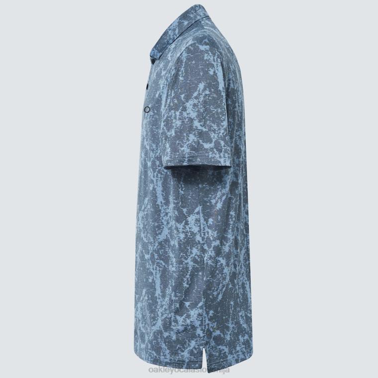 marmorni žakard Oakley stonewash modra 4J2B2174 oblačila