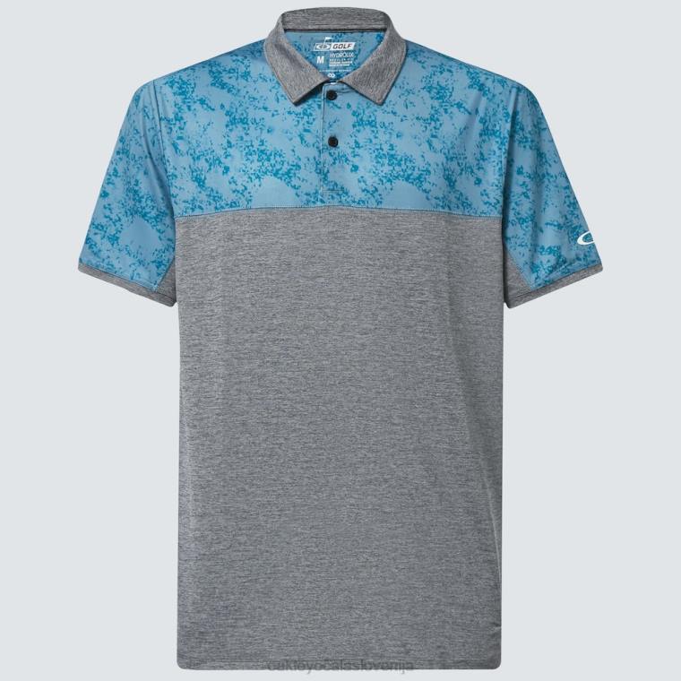 pesek blok polo Oakley modra aurora 4J2B2185 oblačila