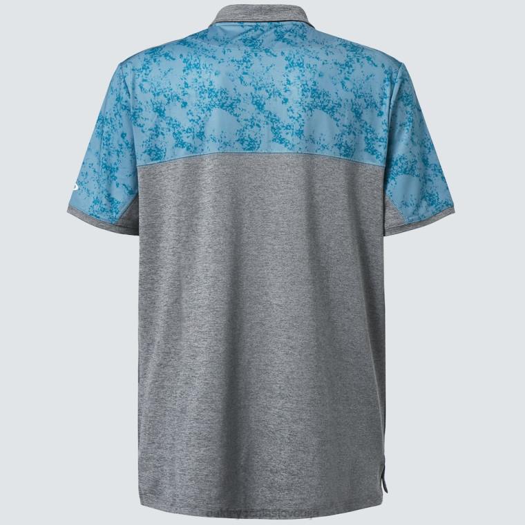 pesek blok polo Oakley modra aurora 4J2B2185 oblačila